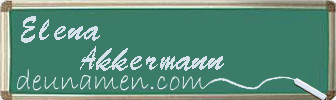 Elena Akkermann Visitenkarte